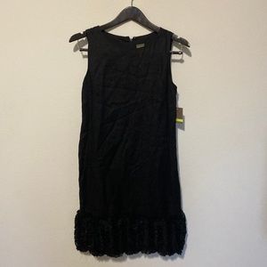 Taylor black cute midi dress NWT